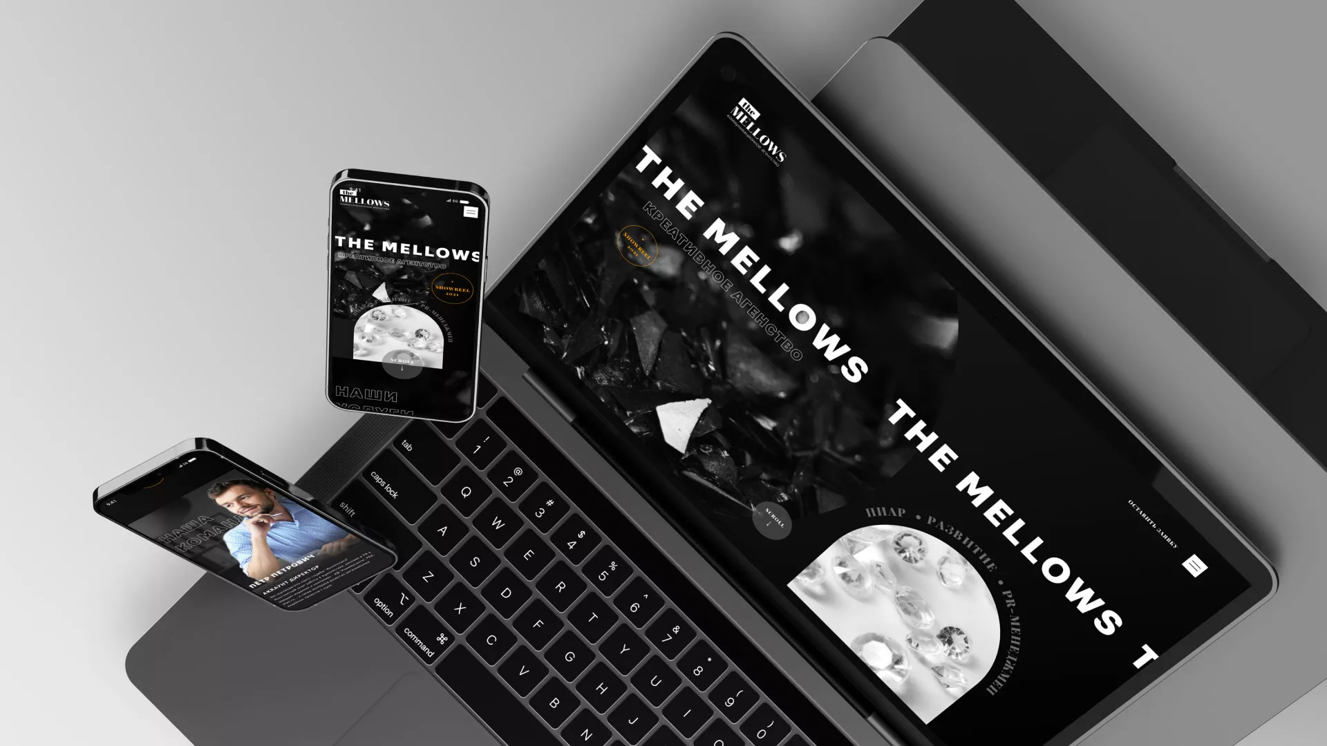 Разработка сайта креативного агентства «The Mellows» в Красногорске