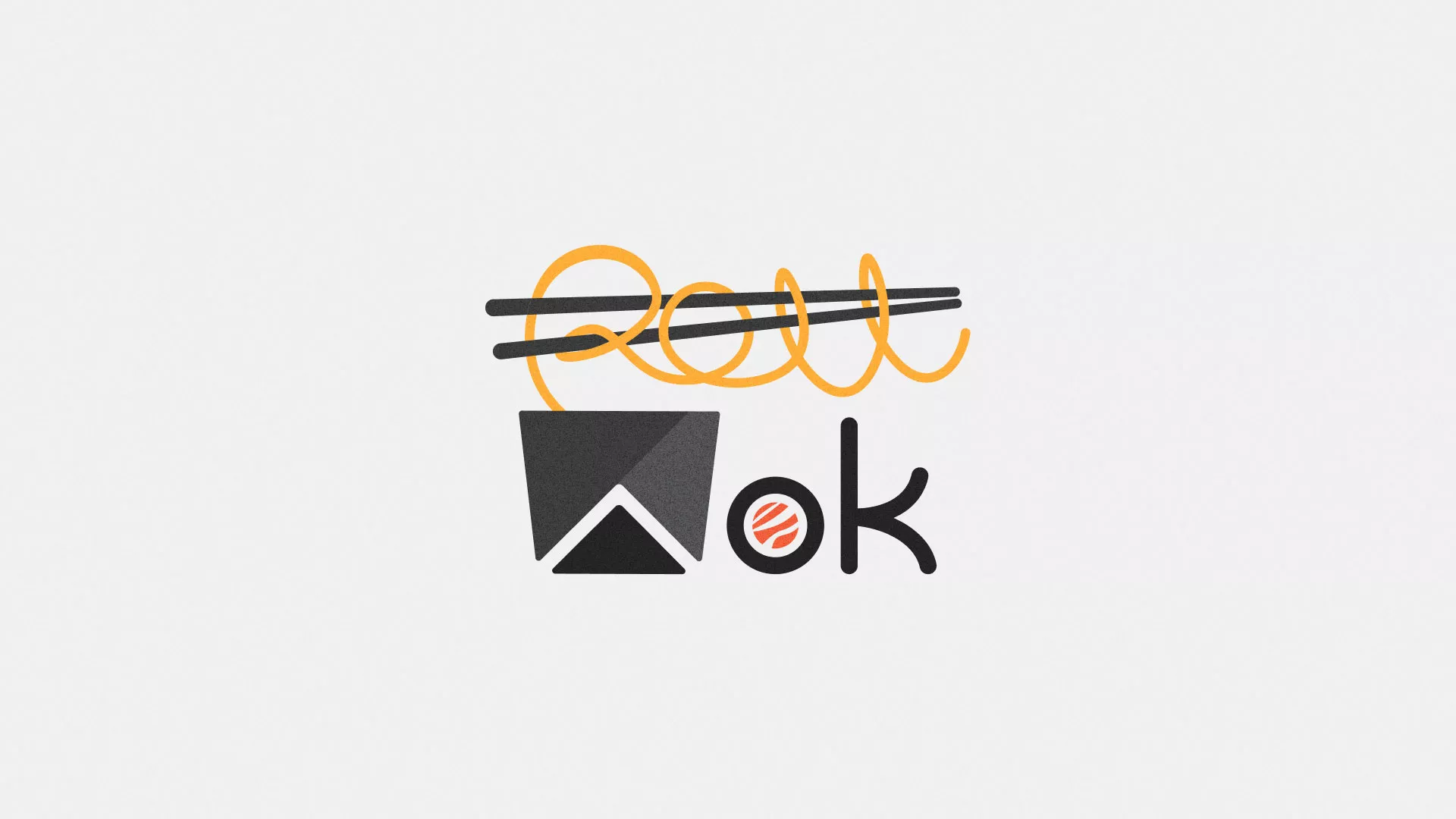 Разработка логотипа в Красногорске для суши-бара «Roll Wok Club» Разработка логотипа в Красногорске для суши-бара «Roll Wok Club»